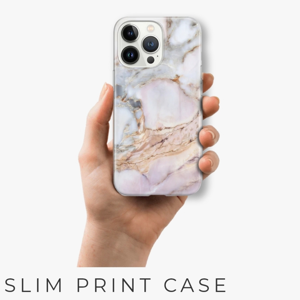 NWT IPHONE 13 / 14 IPHONE Cell CASE IN MARBLE PRINT ULTRA SLIM SILICONE